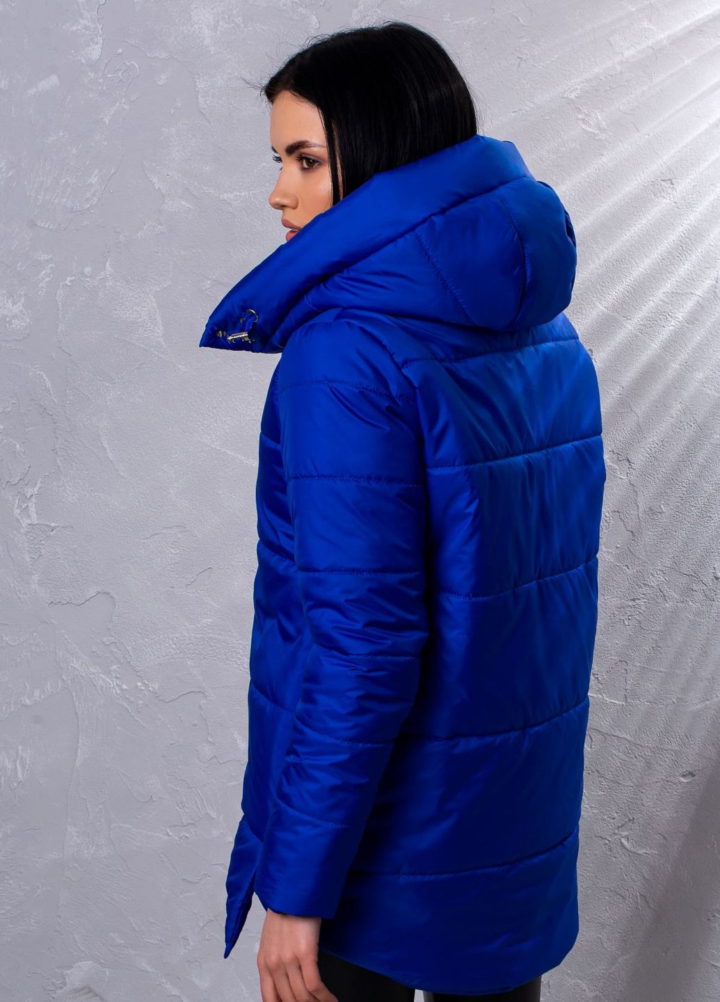 Синя демісезонна куртка жіноча демісезонна к-014 SoulKiss k-014