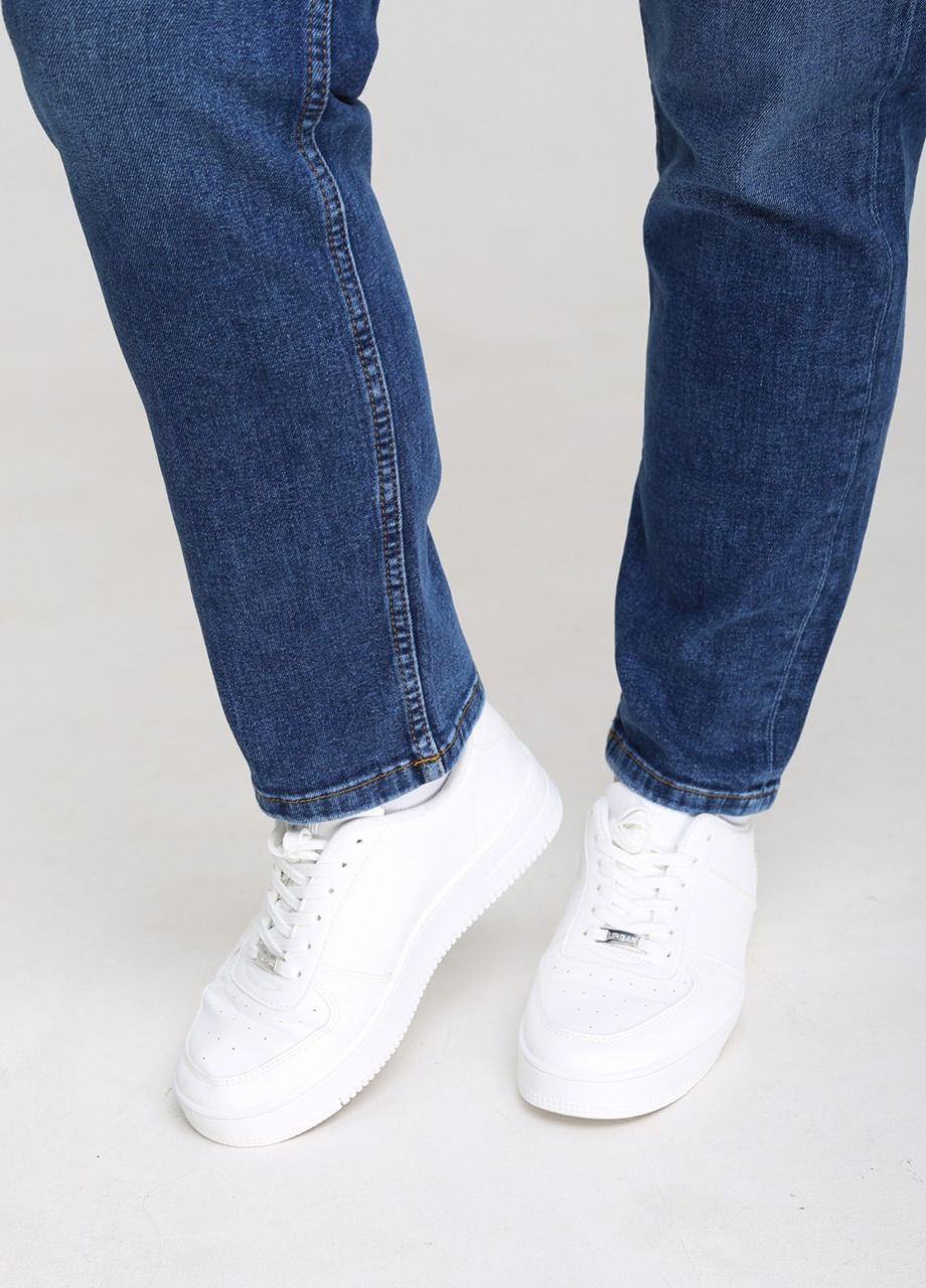 Джинси жіночі темно-сині МОМ великий розмір довжина MOM Angelina Mara - (260617355)