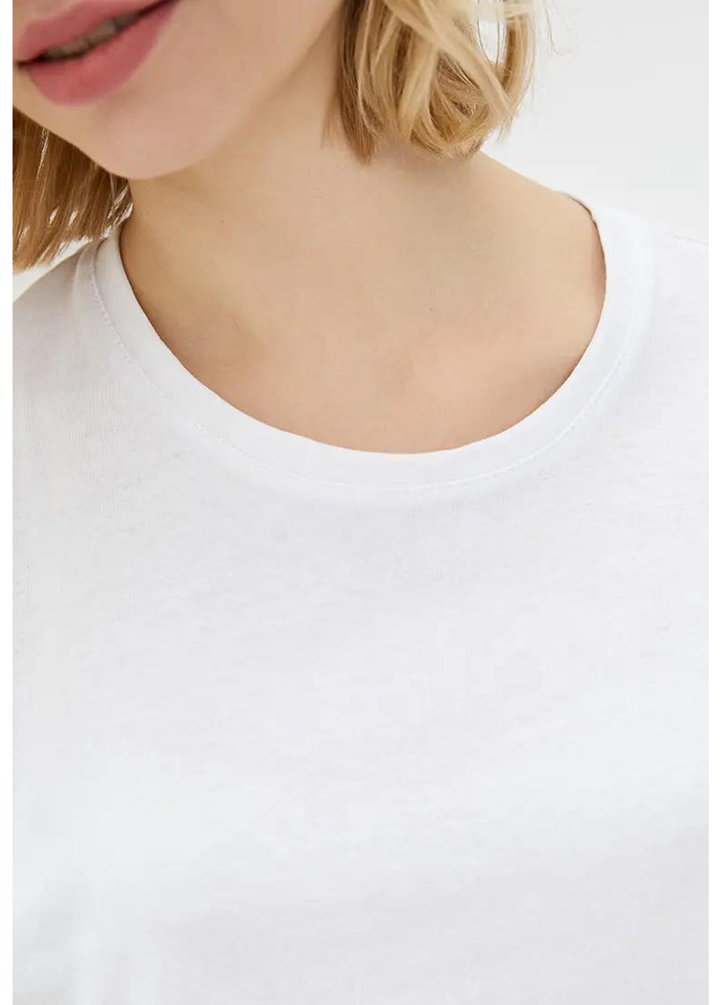 Белая летняя женская укороченная футболка, топ Sport Line