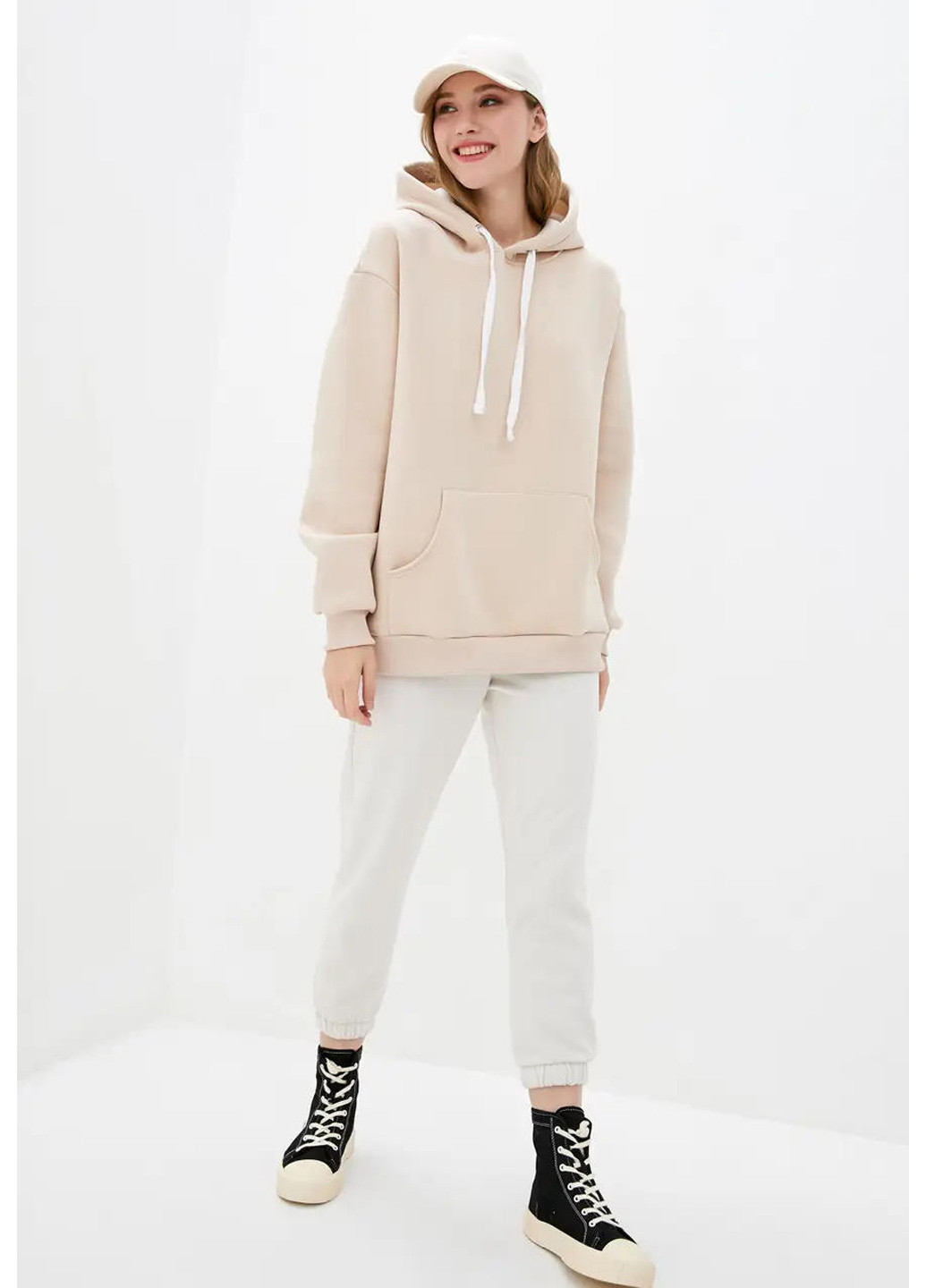 Худі жіноче оверсайз на флісі Sport Line (260631820)