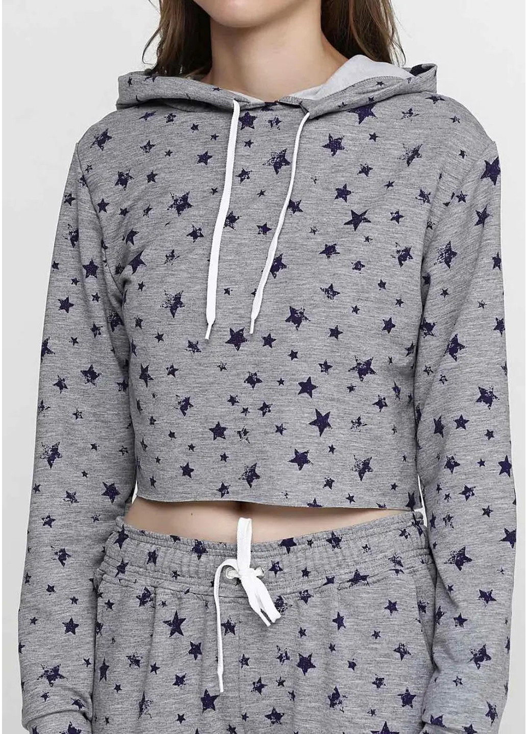 Женский кроп топ, укороченное худи Sport Line (260631463)