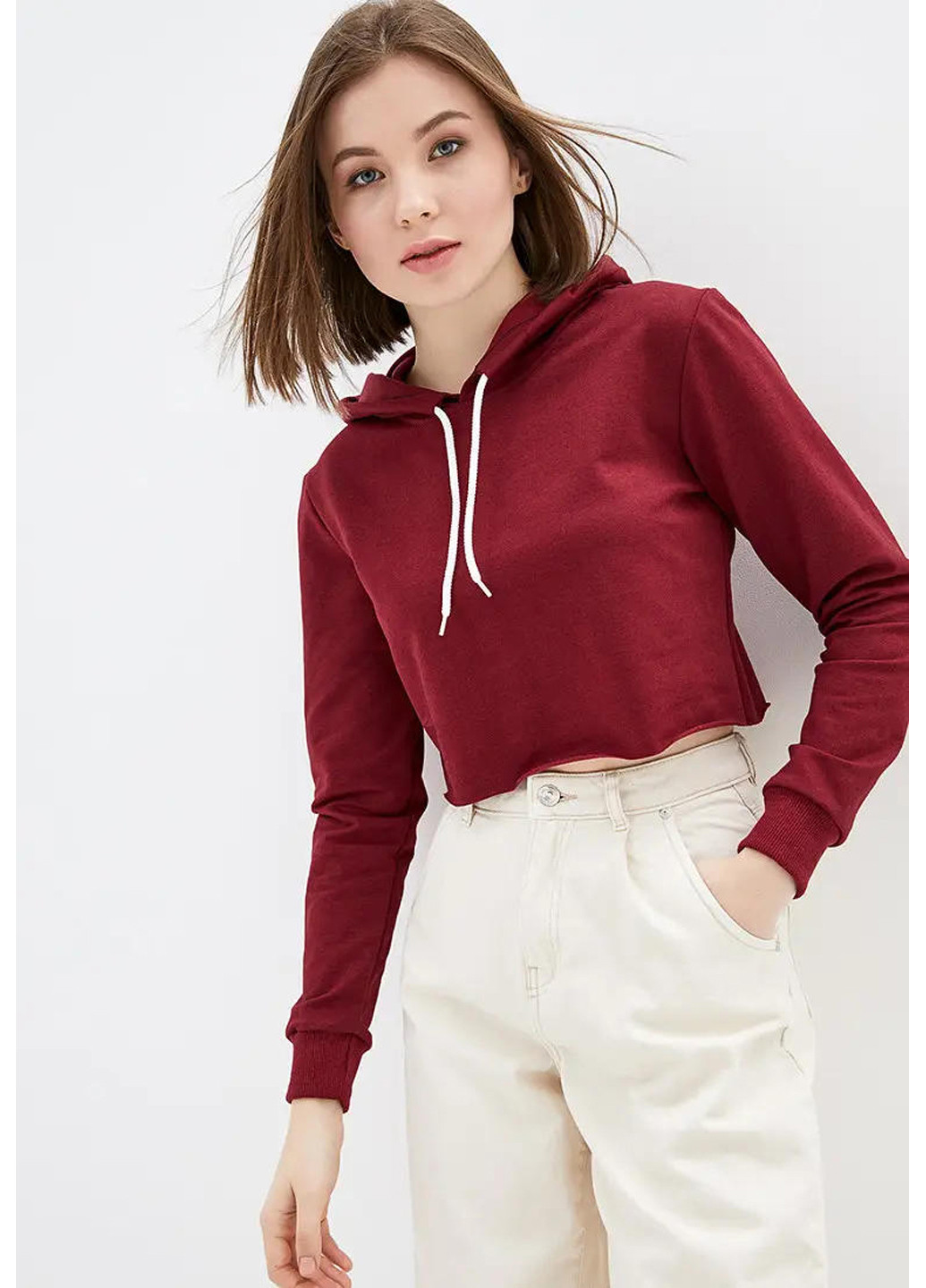 Жіночий кроп топ, укорочене худі Sport Line (260631495)