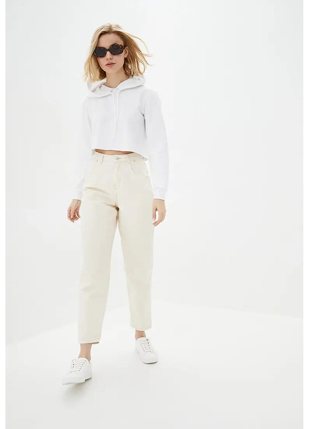 Жіночий кроп топ, укорочене худі Sport Line (260631438)