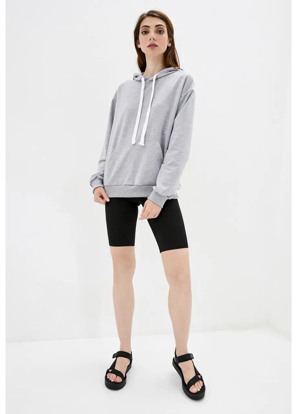 Худі жіноче оверсайз спущений рукав Sport Line (260631604)