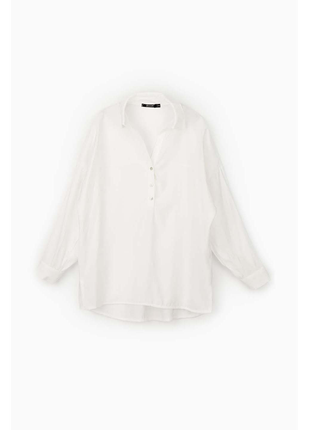 Белая демисезонная блуза Firesh