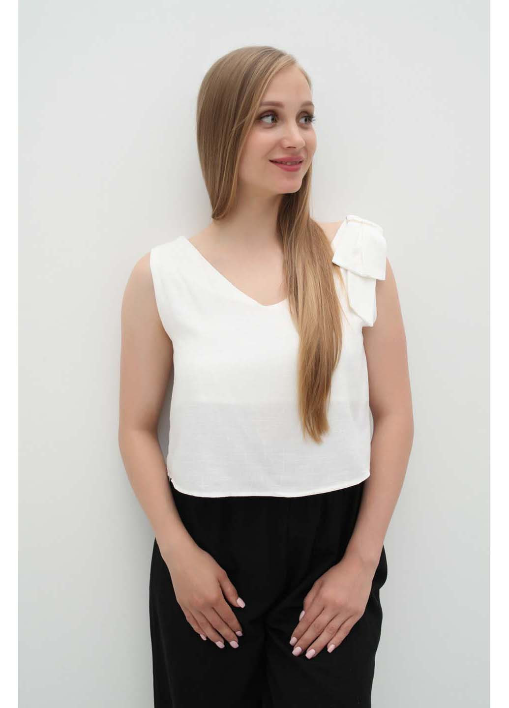 Белая блуза NEVER MORE