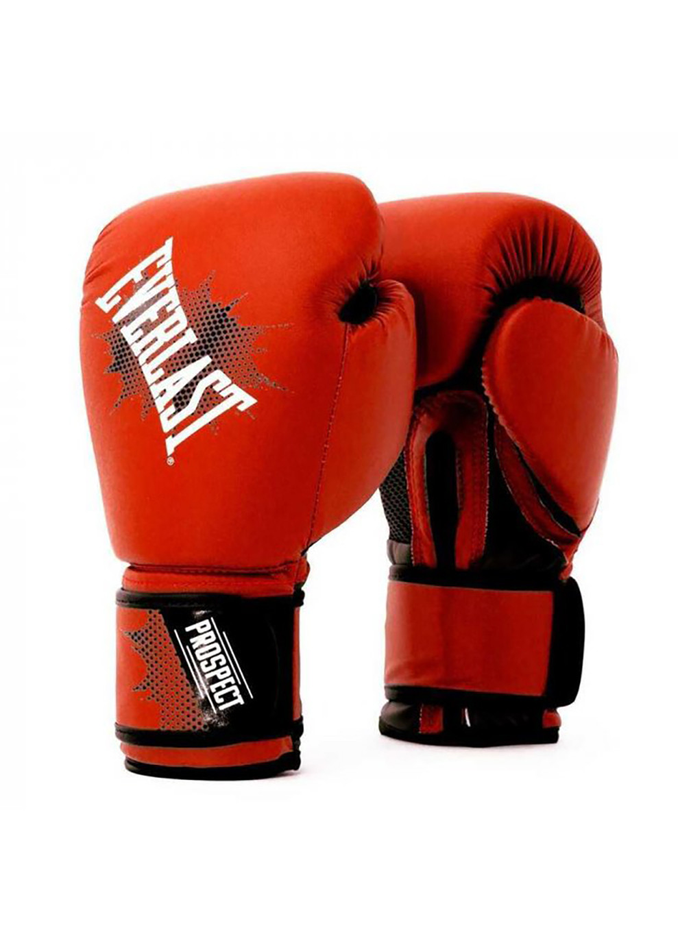 Боксерские перчатки Prospect Gloves Черный Красный Everlast (260630875)