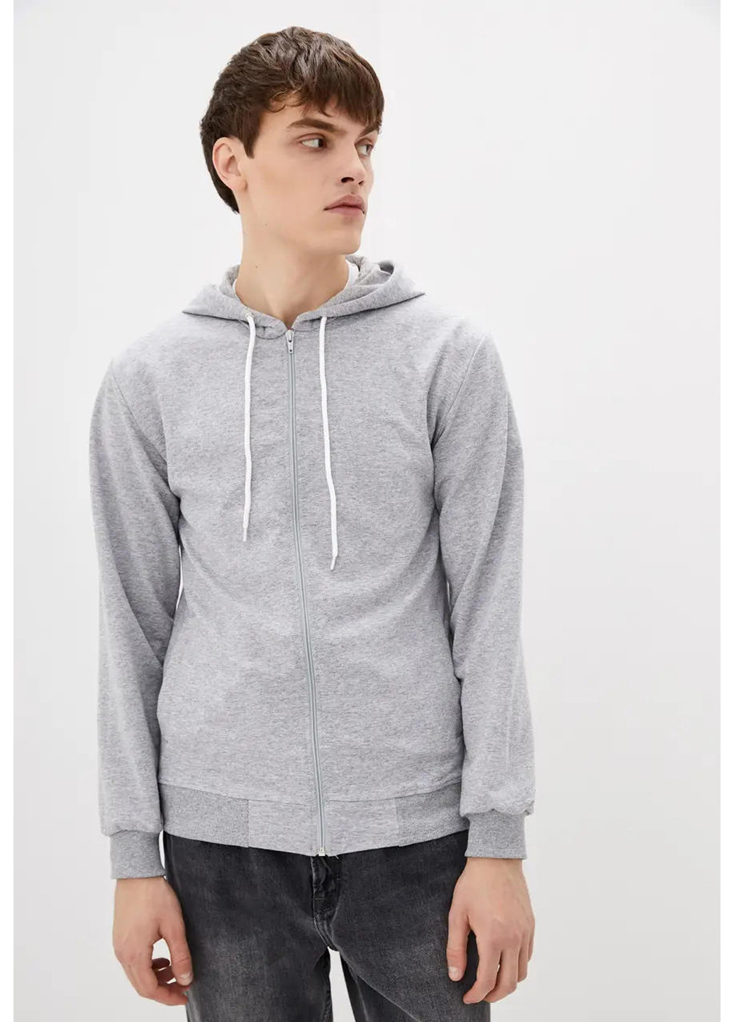Чоловіча кофта з капюшоном на блискавці Sport Line (260631592)