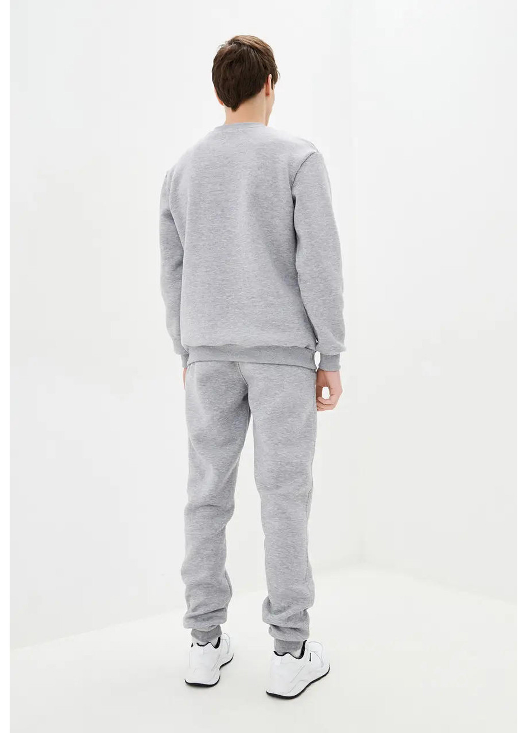 Светло-серый мужской свисток на флисе Sport Line однотонный (260631848)