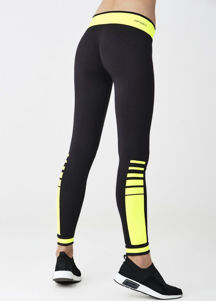 Черные демисезонные леггинсы женские Spaio