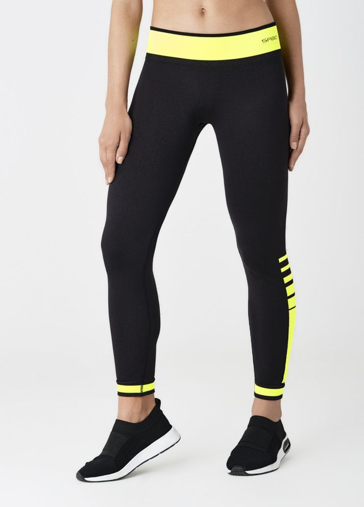 Черные демисезонные леггинсы женские Spaio