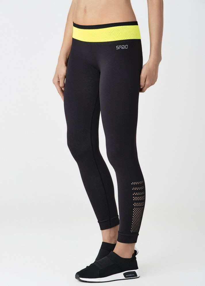 Черные демисезонные леггинсы женские Spaio