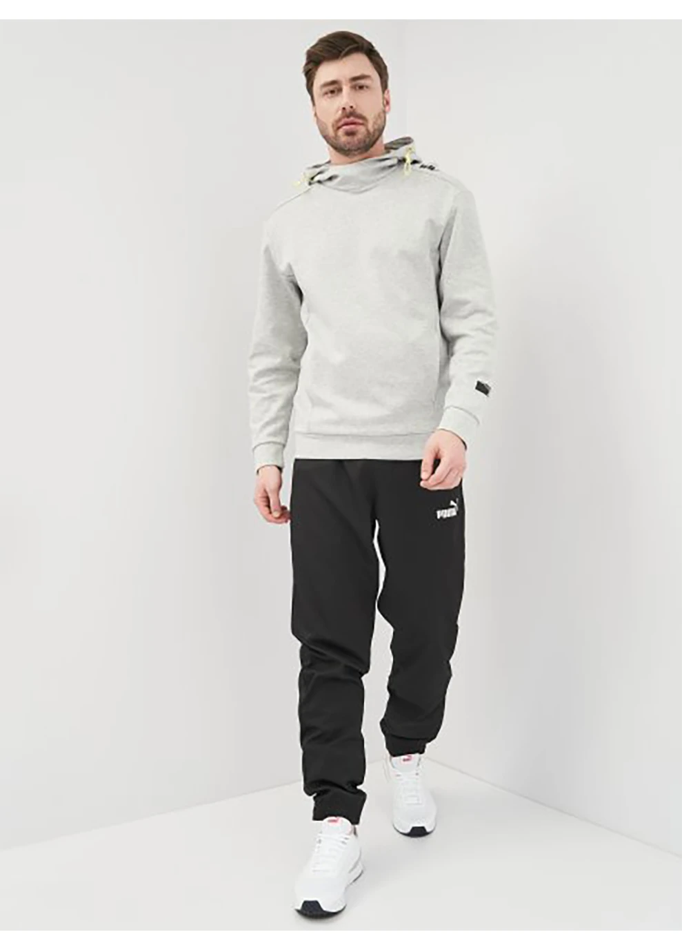 Черные спортивные демисезонные брюки Puma