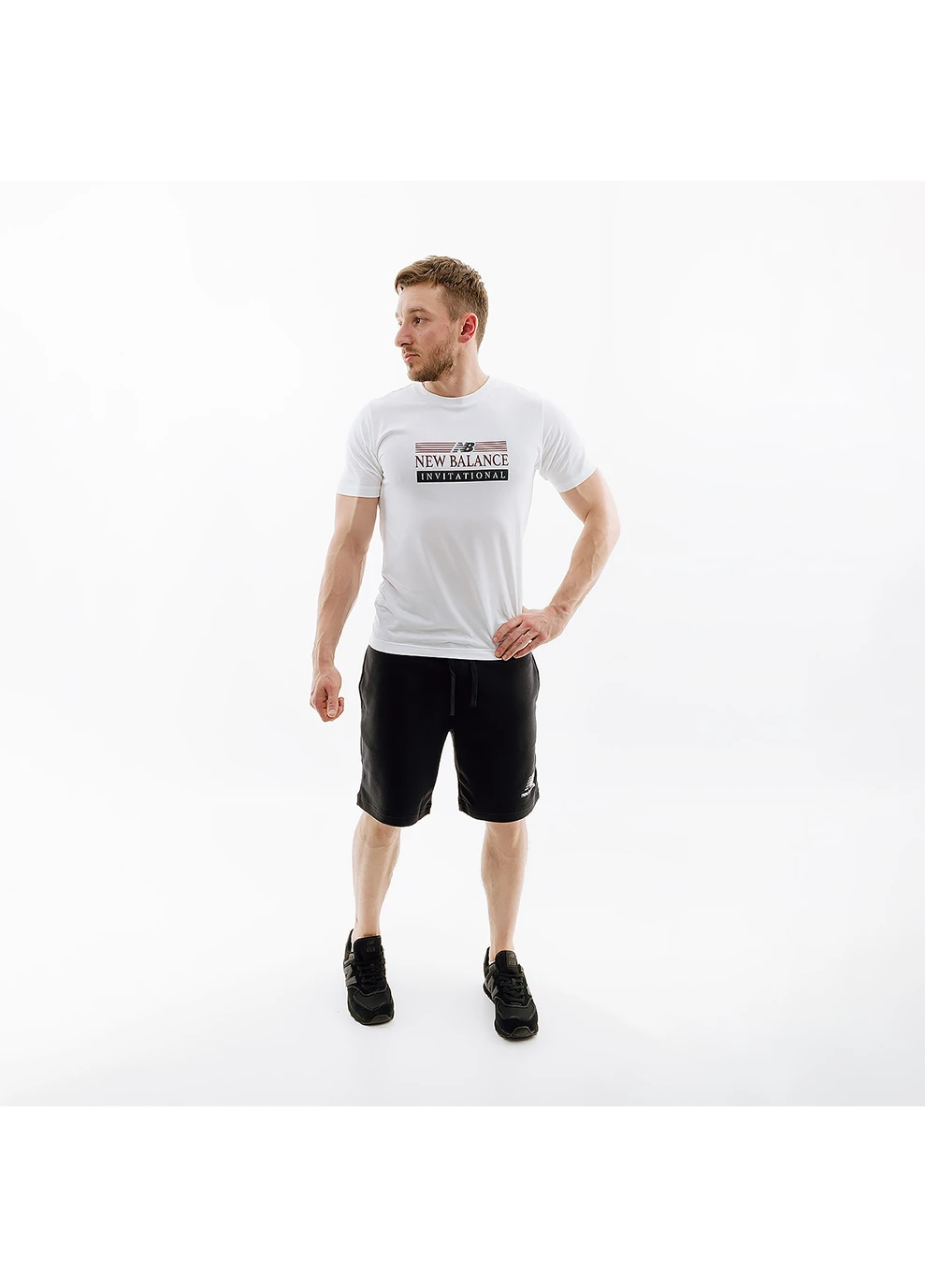 Біла чоловіча футболка sport core білий New Balance