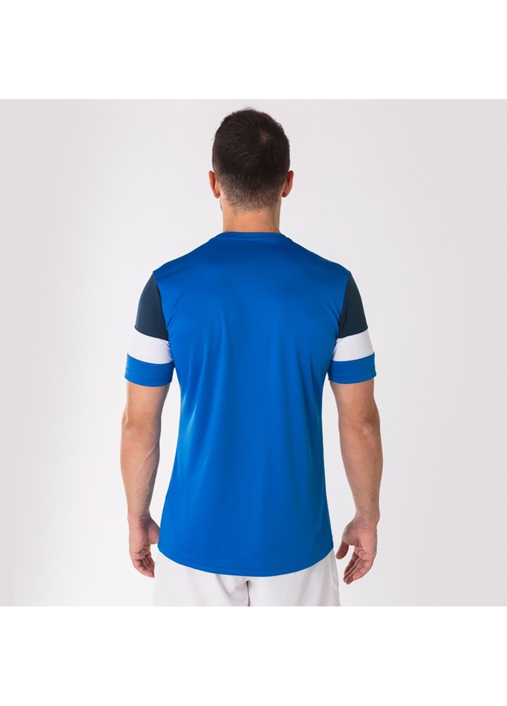 Голубая футболка crew iv t-shirt royal-dark navy s/s голубой Joma