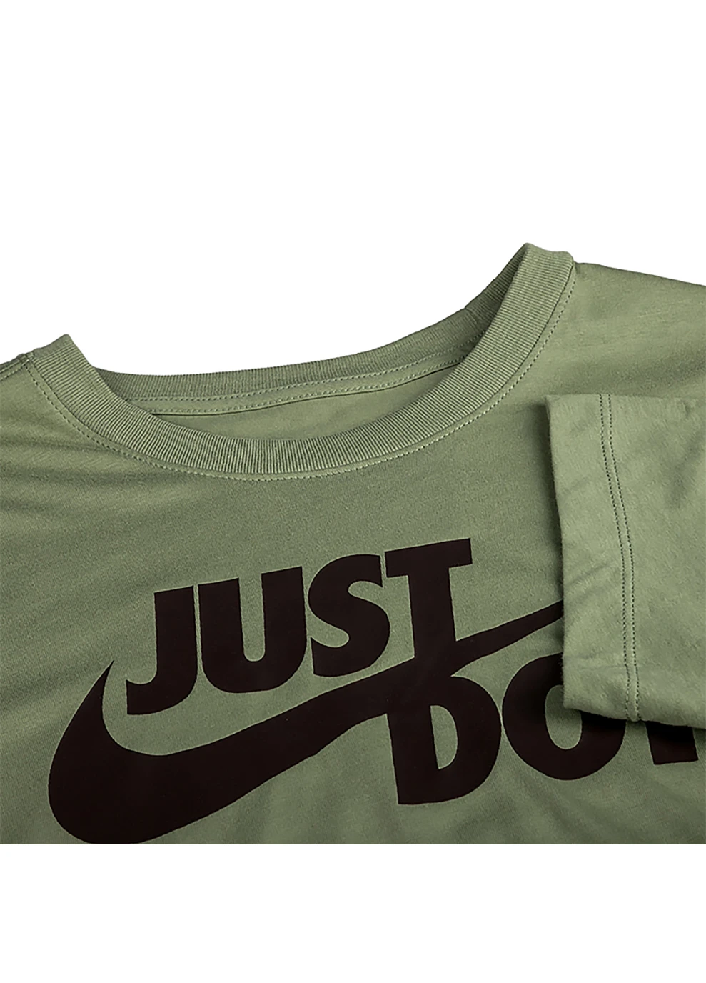 Зелена чоловіча футболка nsw tee just do it swoosh зелений Nike
