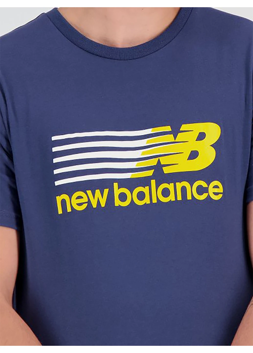 Синя футболка nb sport core plus синій New Balance
