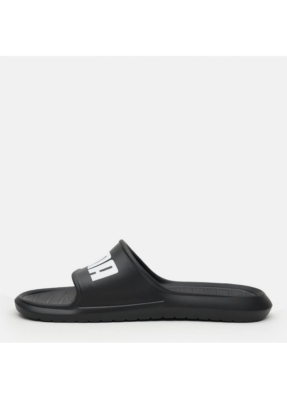 Черные спортивные шлепанцы divecat v2 lite black- white черный Puma