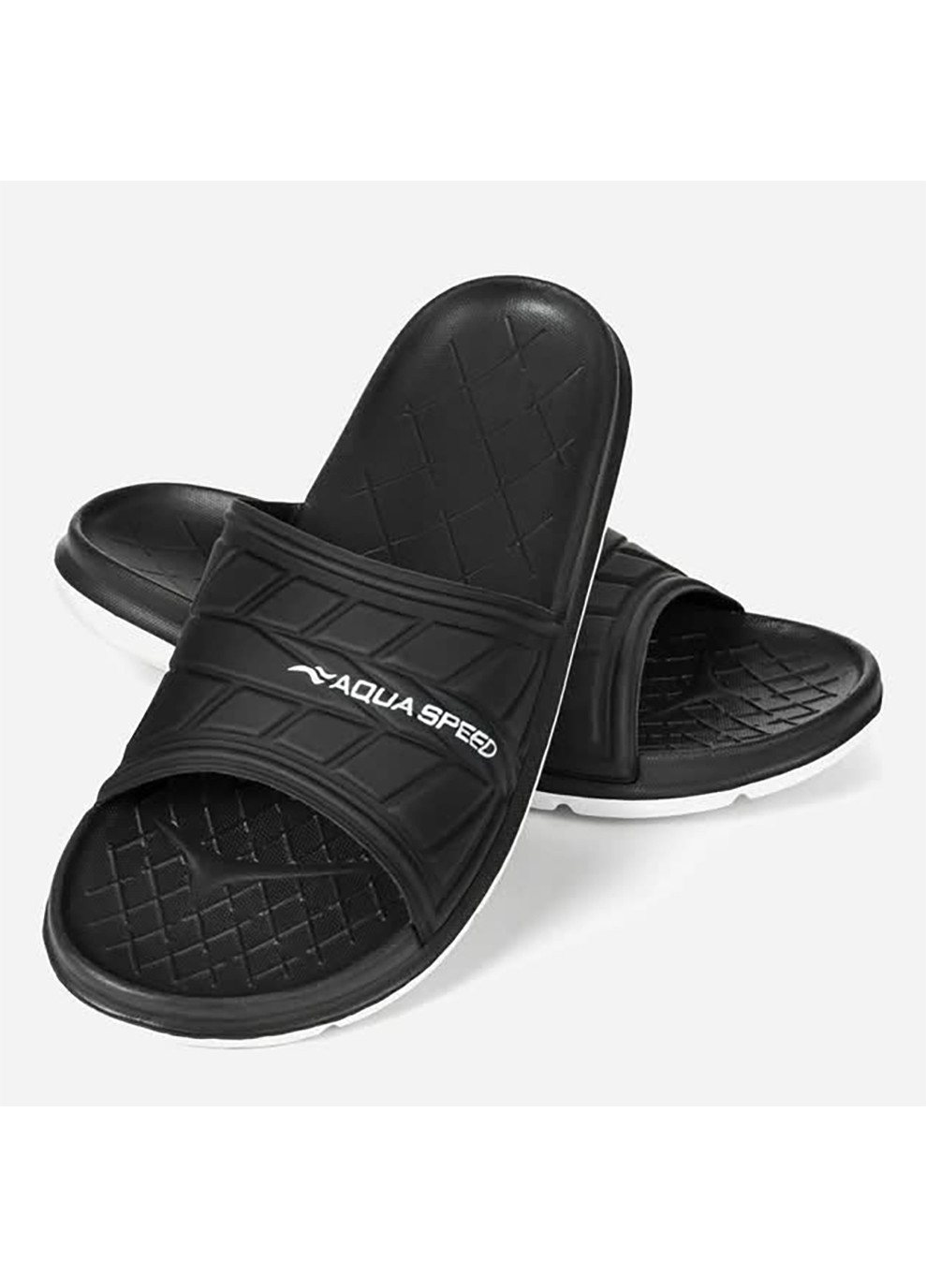 Шльопанці ASPEN 9334 чорний, білий Чол Aqua Speed (260646684)