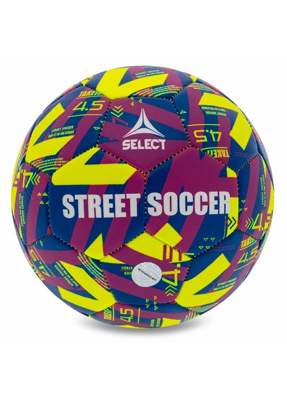 Мяч футбольный уличный STREET SOCCER v23 желтый Select (260634128)