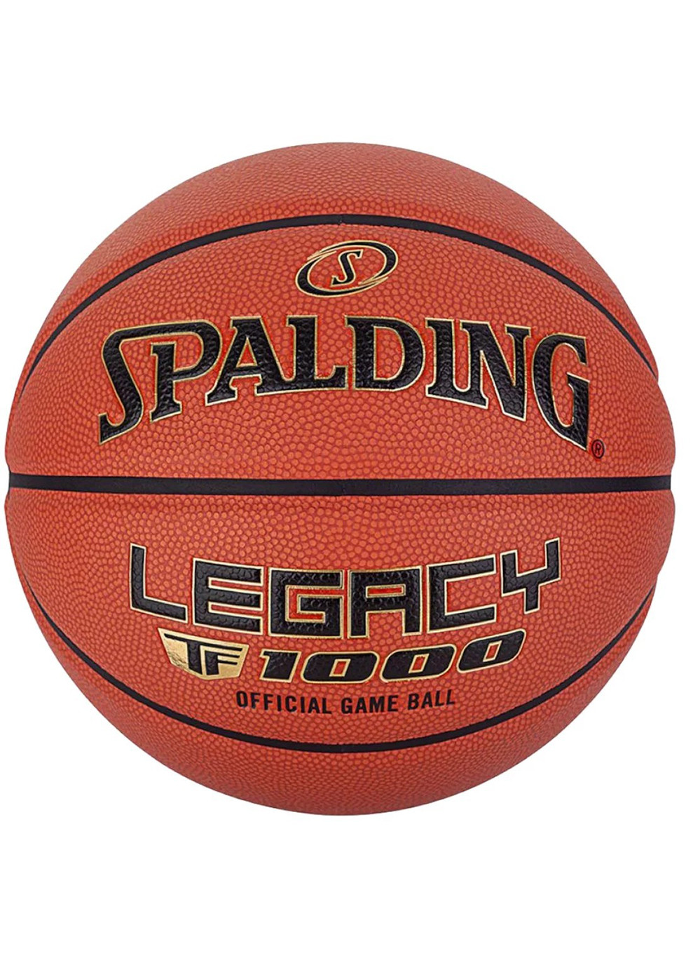 М'яч баскетбольний TF-1000 Legacy FIBA помаранчевий Spalding (260633768)