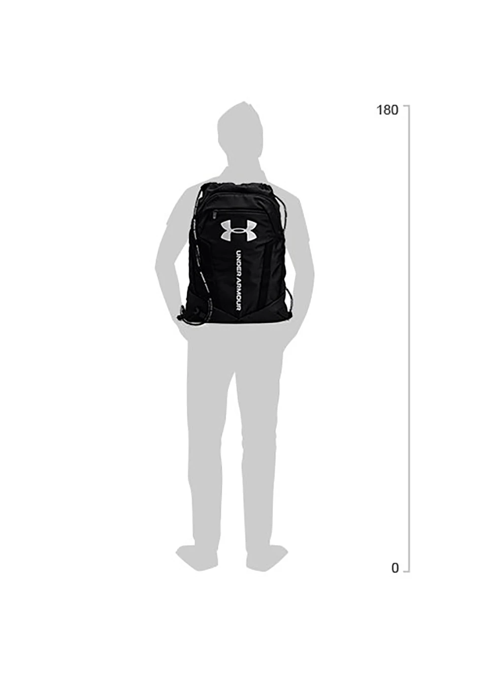 Рюкзак UA Undeniable Sackpack Чорний Уні Under Armour (260633419)