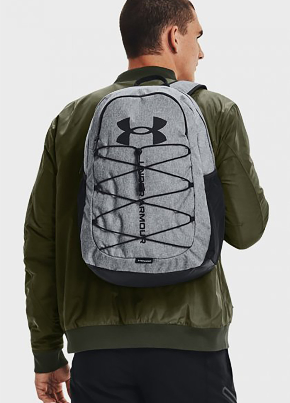 Рюкзак UA Hustle Sport Backpack Серый Уни Under Armour (260634173)