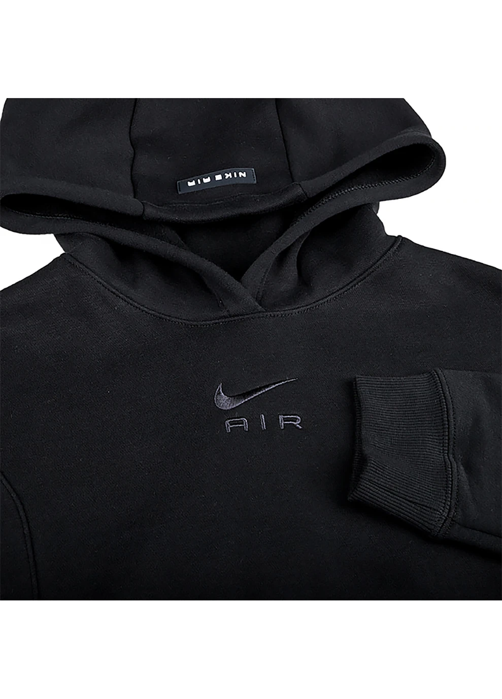Детское Худи G NSW AIR CROP HOODIE Черный Nike (260633302)