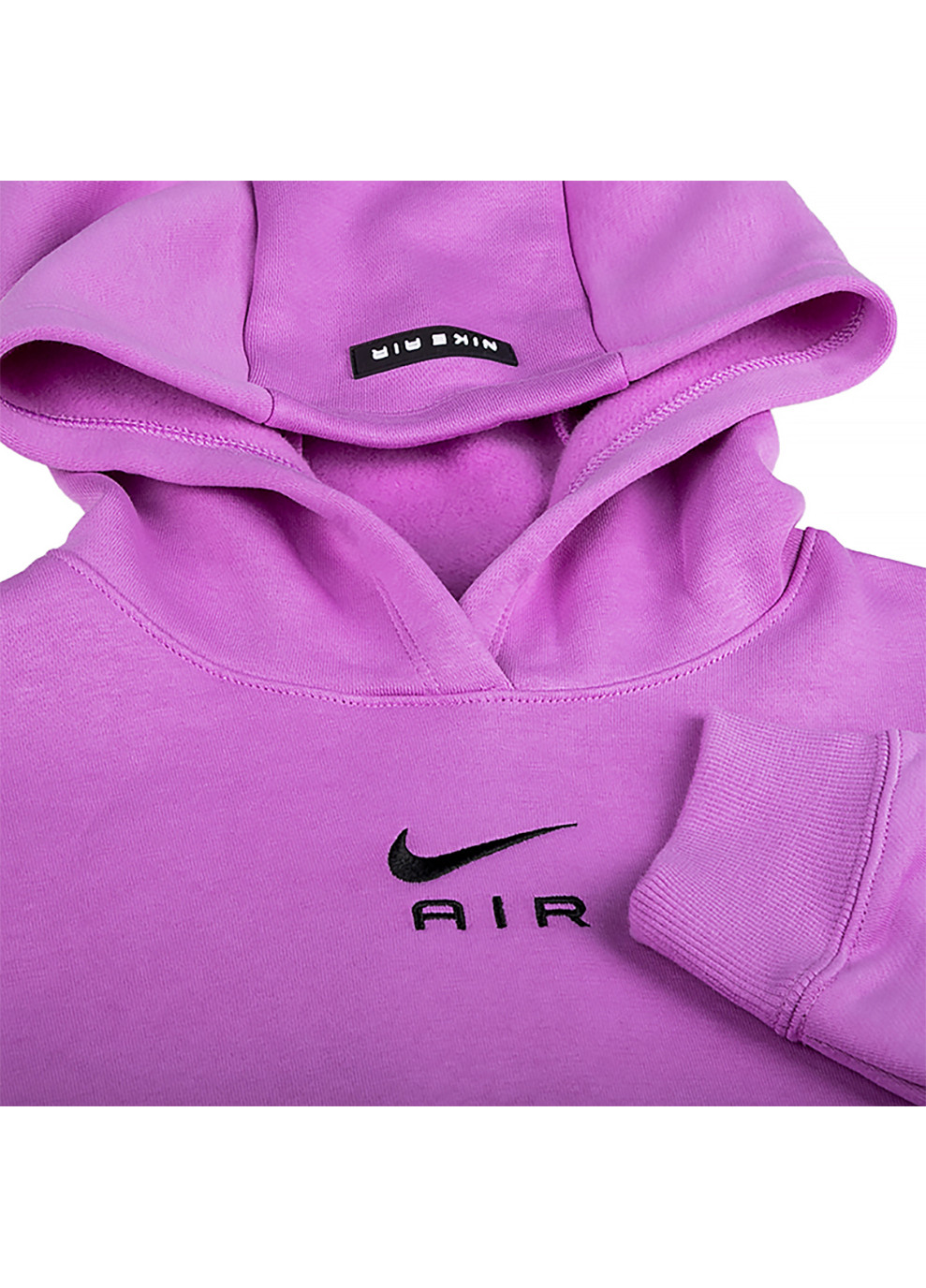 Детское Худи G NSW AIR CROP HOODIE Фиолетовый Nike (260633889)