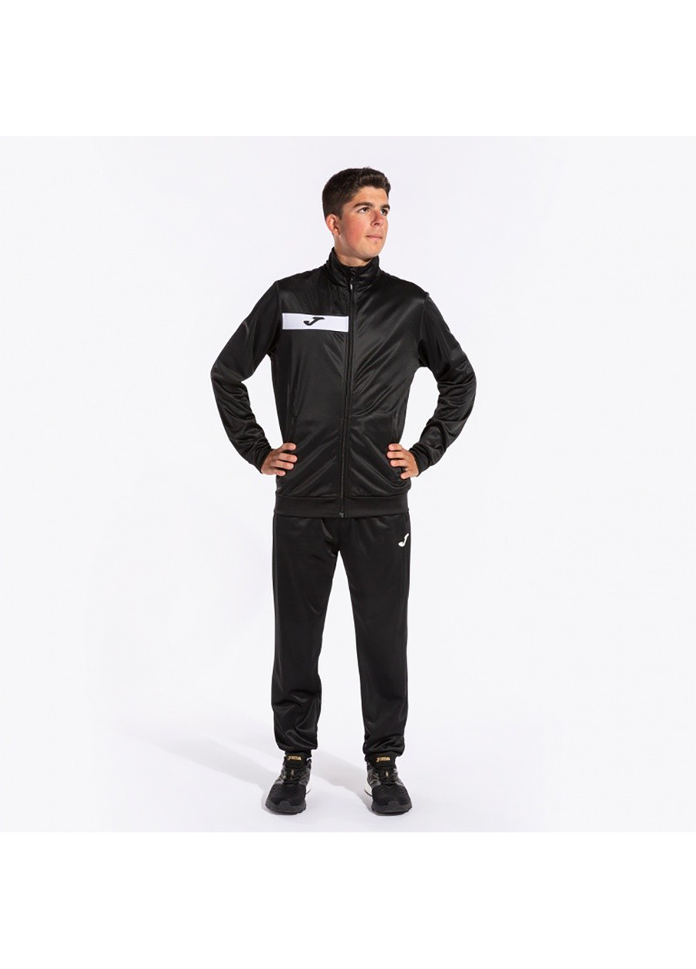 Мужской спортивный костюм COLUMBUS TRACKSUIT черный Joma (260633487)