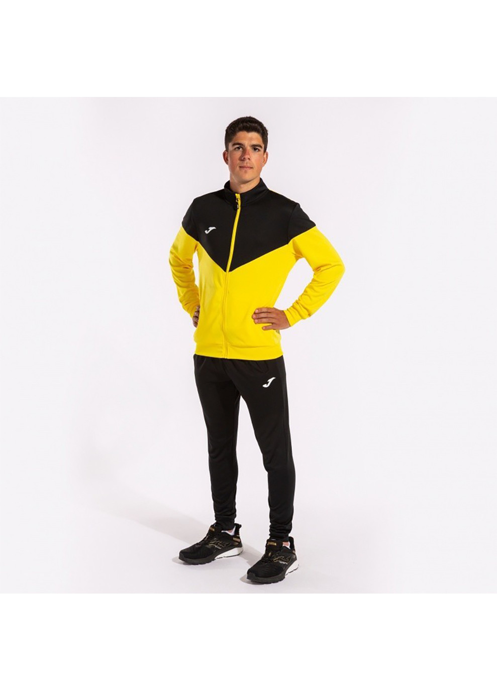 Чоловічий спортивний костюм OXFORD TRACKSUIT жовтий,чорний Joma (260646113)