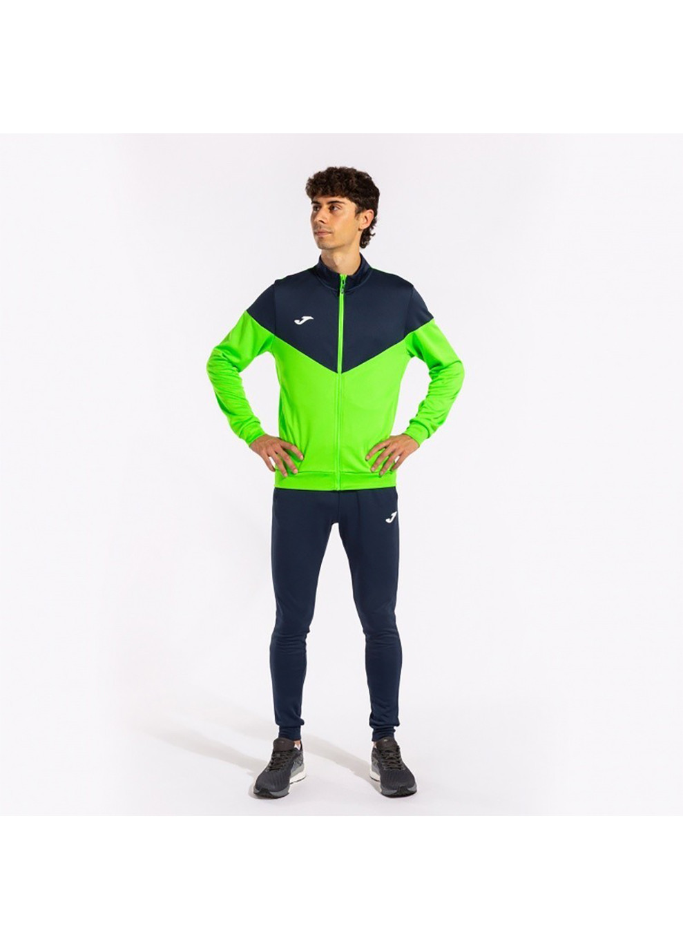 Мужской спортивный костюм OXFORD TRACKSUIT FUOR зеленый, синий Joma (260646938)