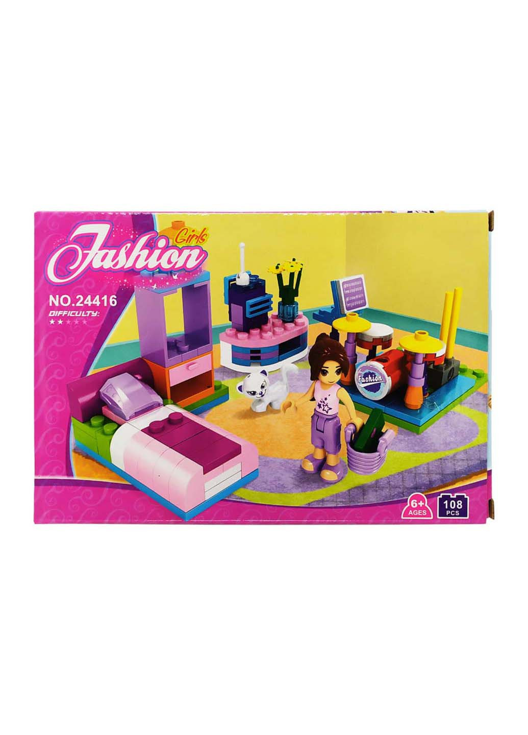 Детский конструктор "Спальня" 24416 108 эл. Keedo (260643817)