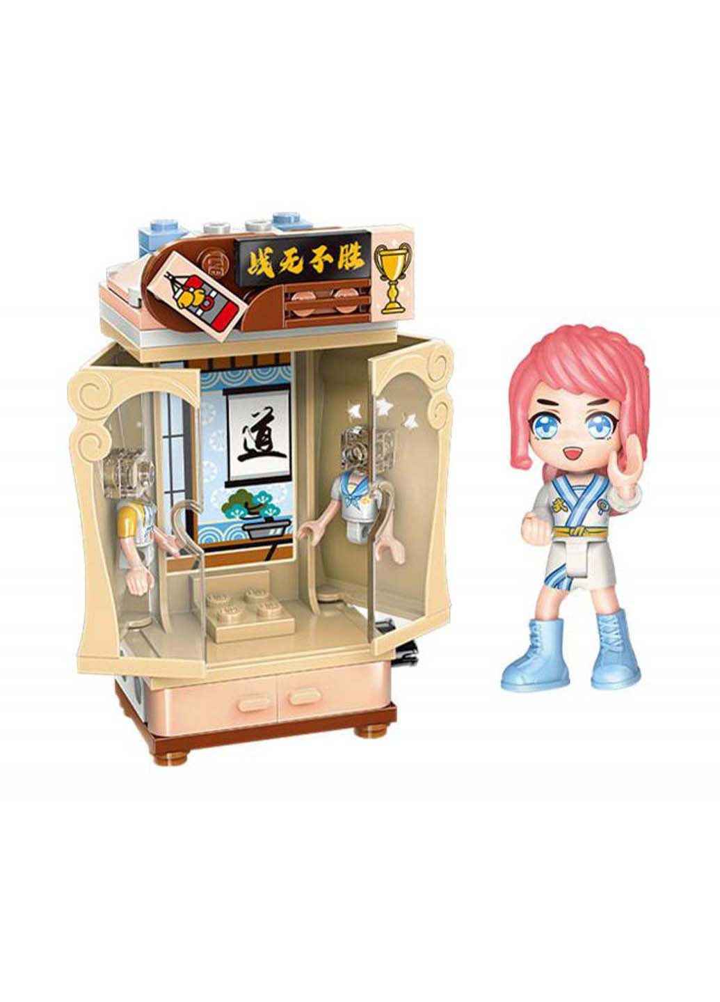 Дитячий конструктор Дівчинка з кімнатою 34012 з аксесуарами Спортсменка Bambi (260643438)