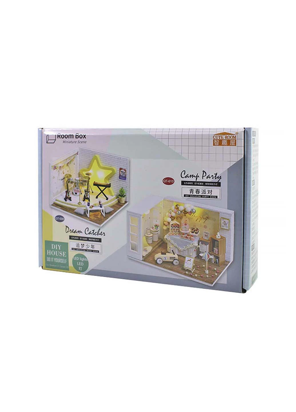 Кукольный дом конструктор DIY QT-010-B Happy Birthday Cute Room (260644038)