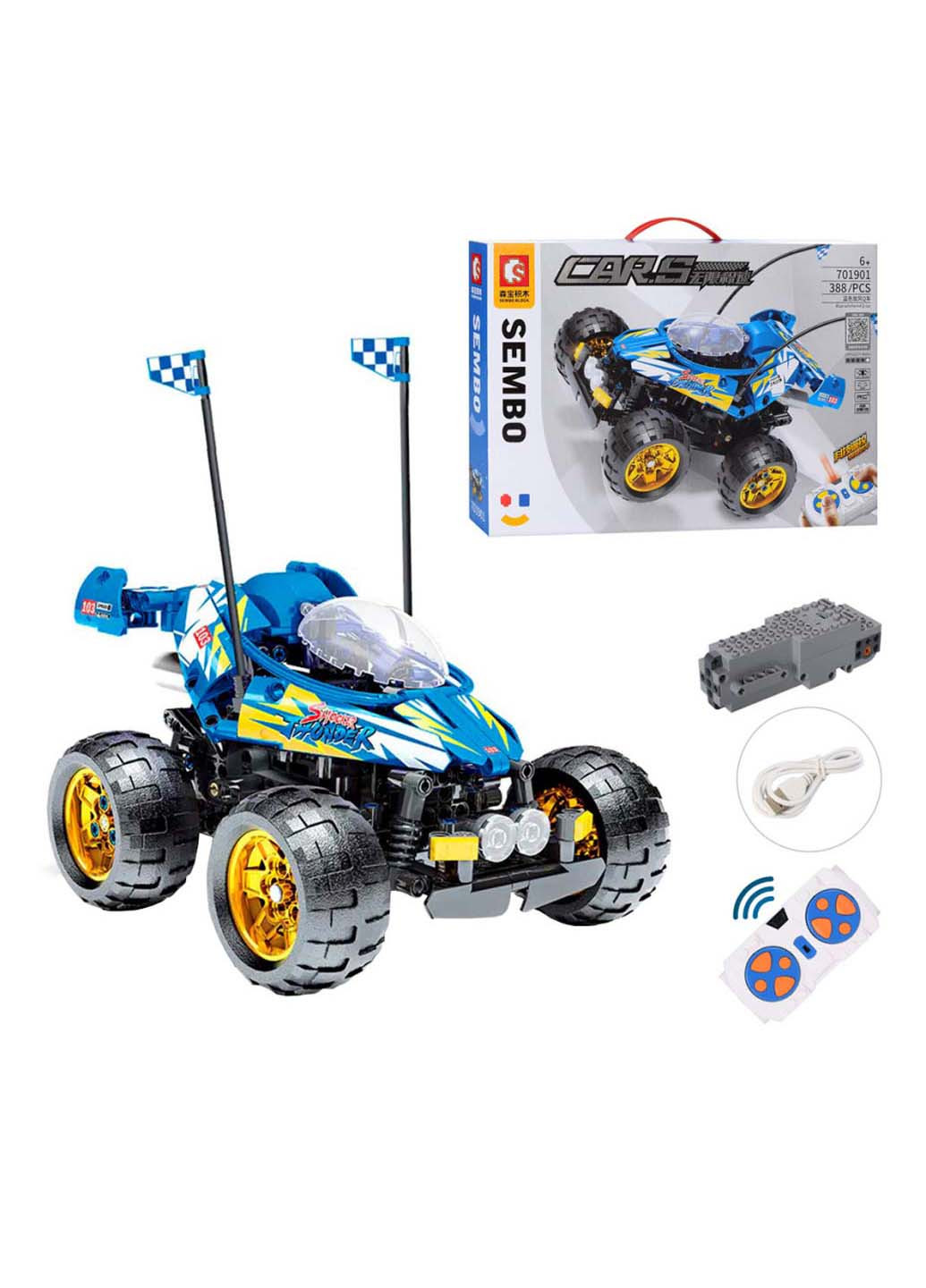 Конструктор на радіокеруванні "Джип" 701901 388 деталей Bambi (260643452)