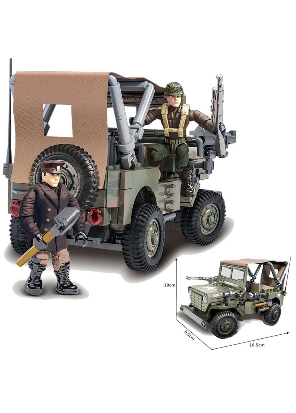 Детский конструктор Военные баталии PL-921-356 475 деталей Iblock (260643941)