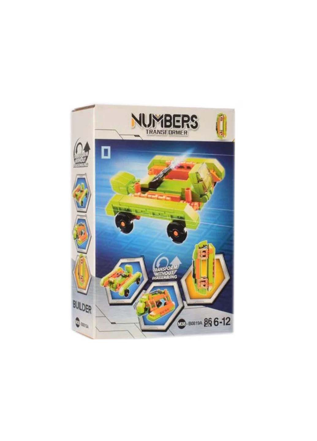 Детский конструктор M38-B0819 цифра-транспорт Цифра 0 Bambi (260643412)