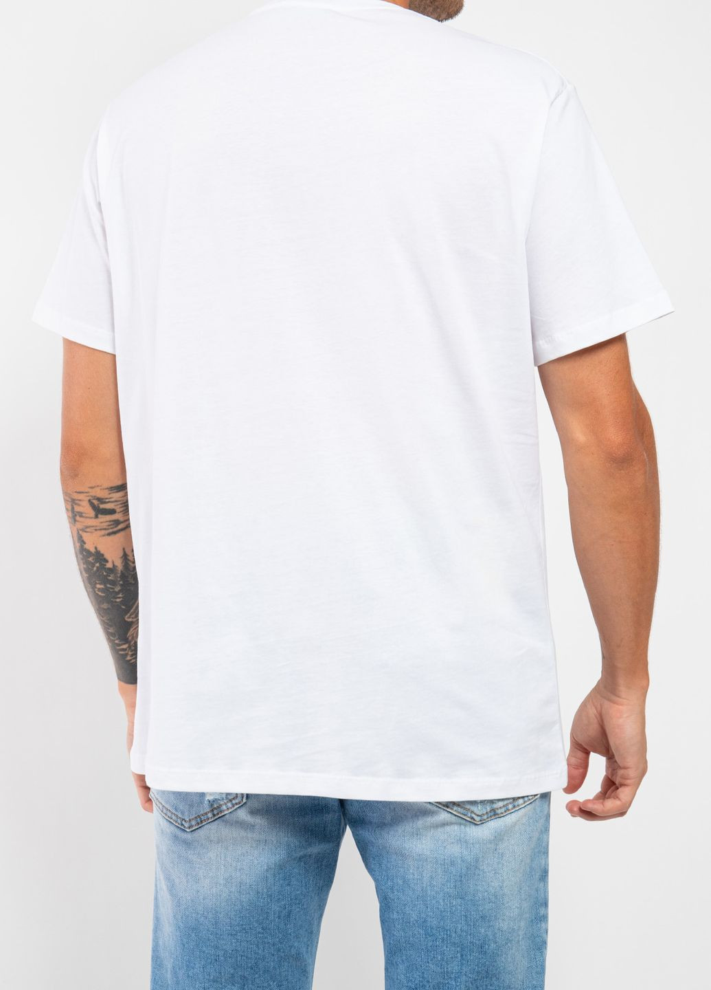 Белая белая хлопковая футболка с логотипом Balmain