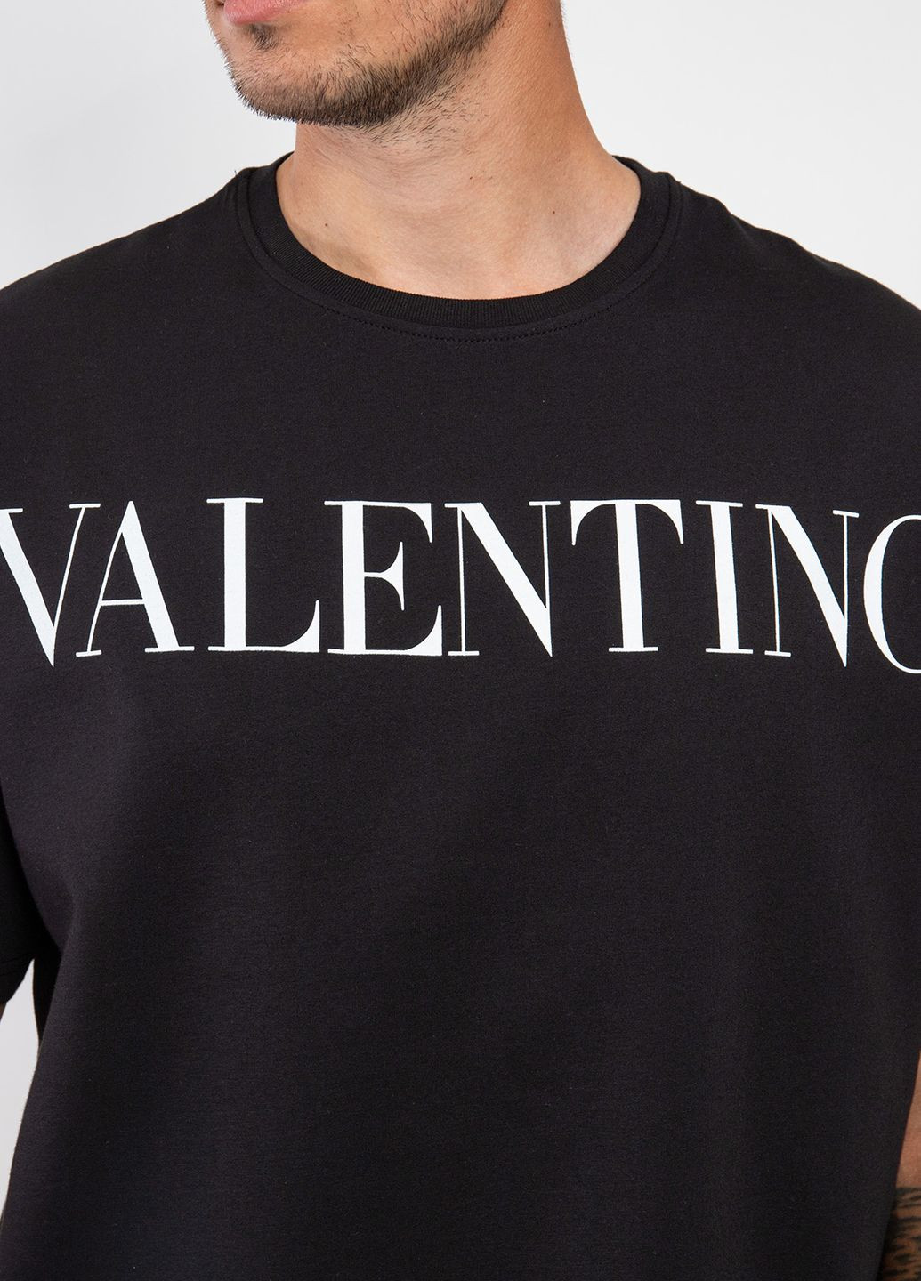 Чорна футболка Valentino