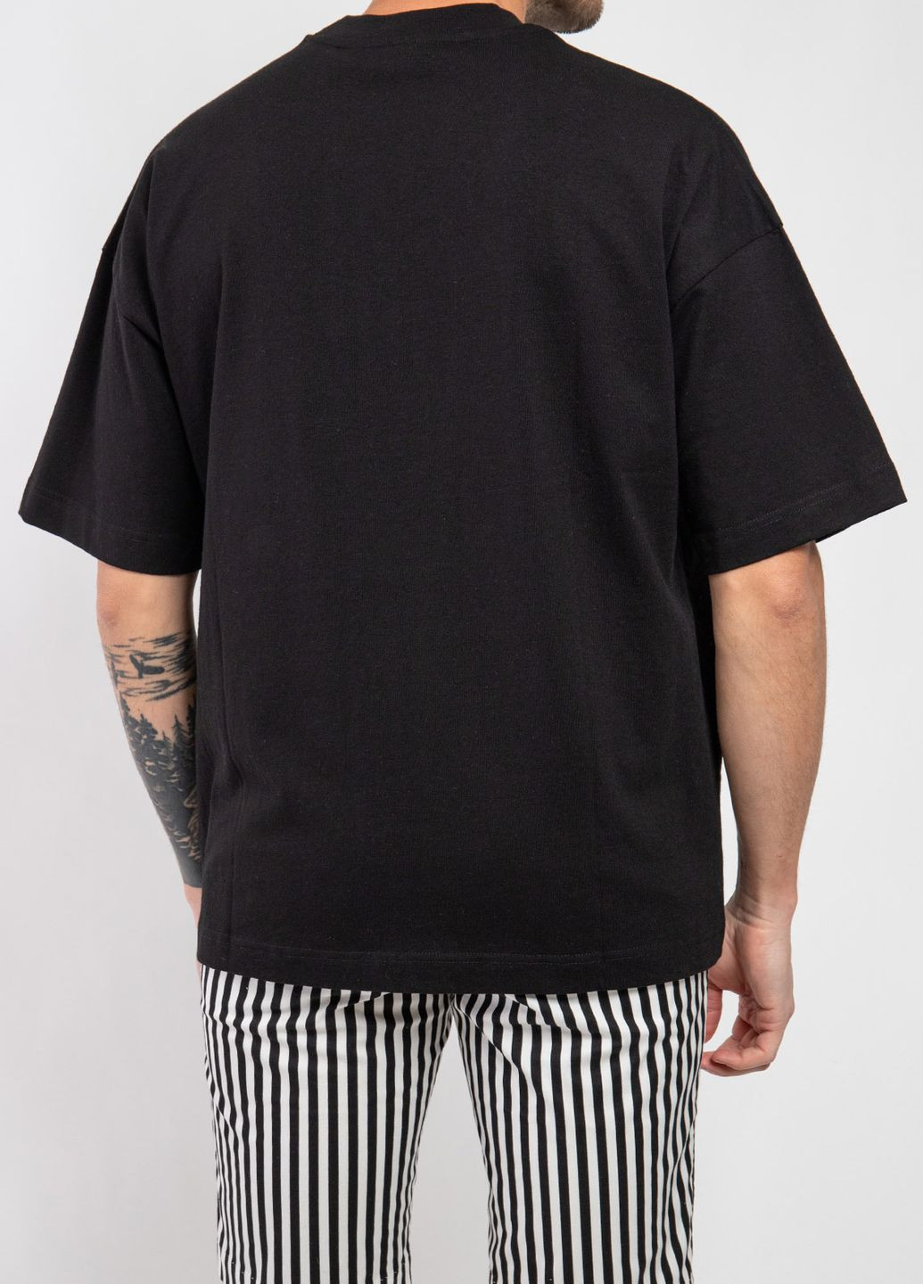 Черная черная футболка daisy с принтом Palm Angels