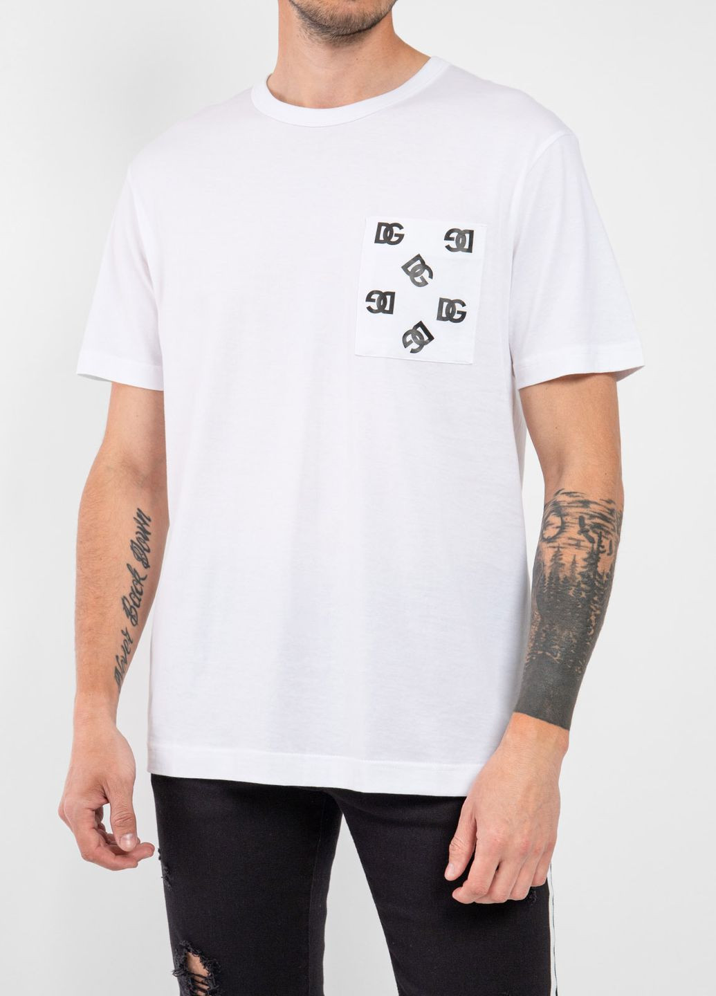 Біла футболка Dolce & Gabbana