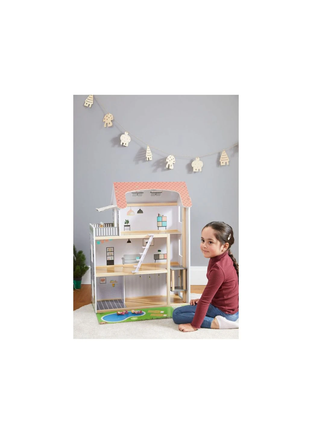 Ігровий дерев'яний ляльковий будиночок Playtive (260644172)
