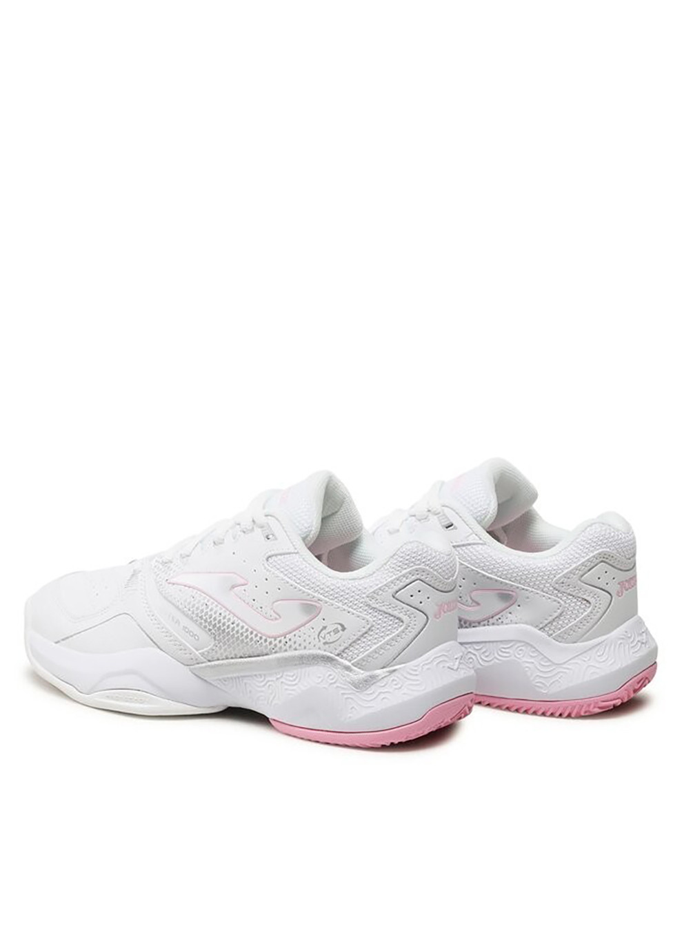 Білі осінні кросівки жіночі master 1000 lady white/pink білий, рожевий Joma