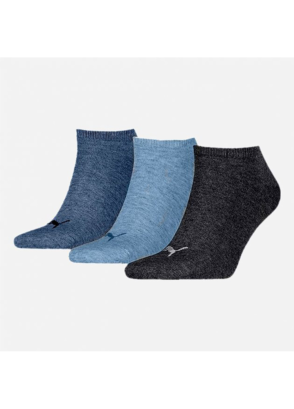 Набор носков Unisex Sneaker Plain 3p Синий 3 пары Puma (260646429)