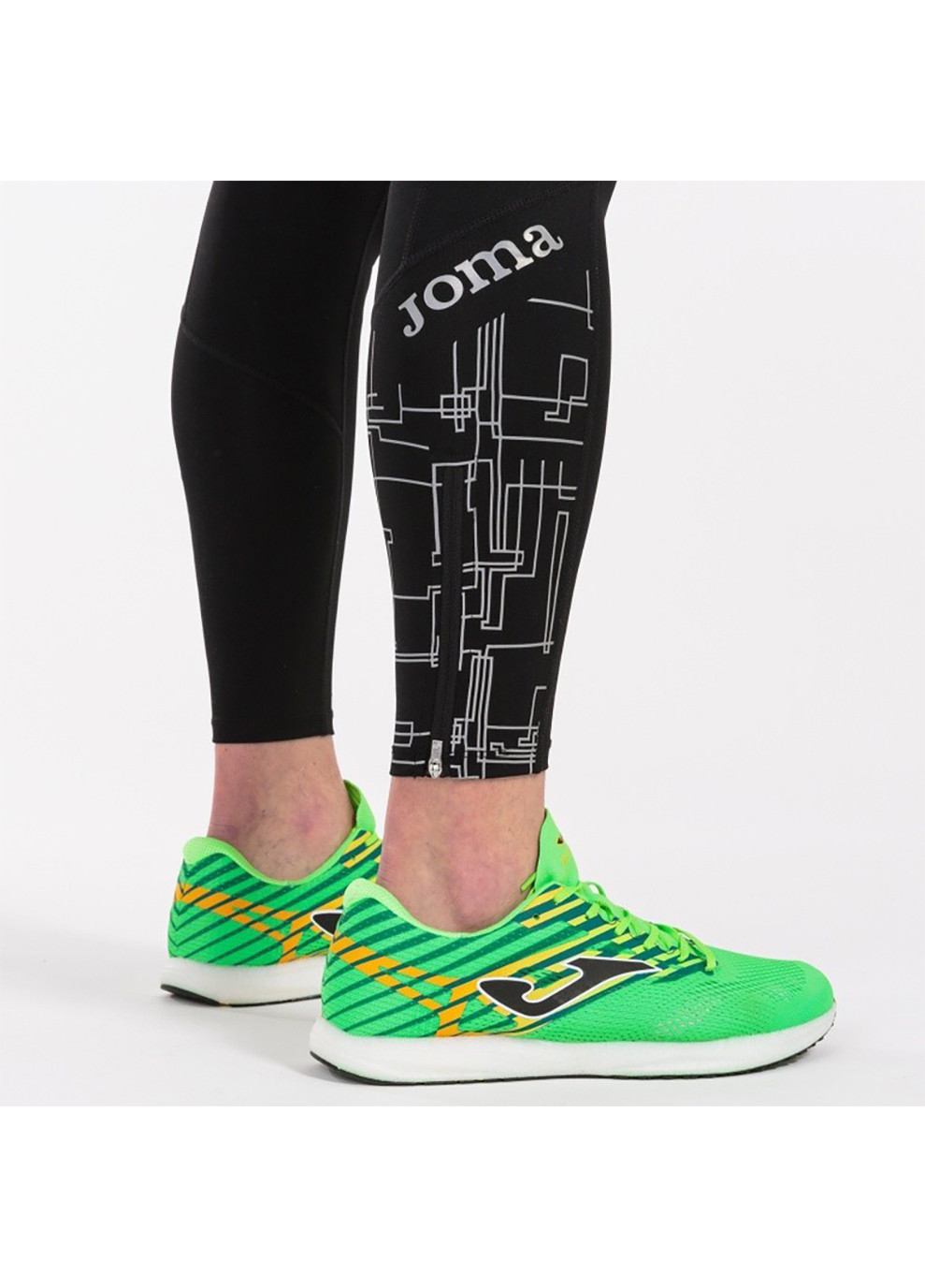 Тайтси чоловічі ELITE VIII LONG TIGHTS чорний Joma (260647356)