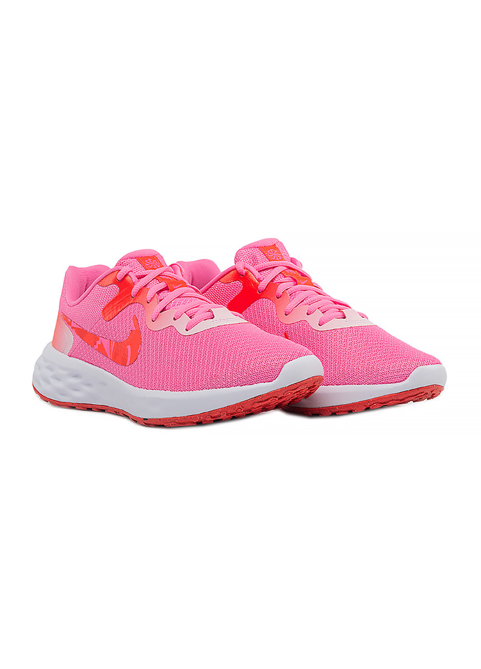 Розовые демисезонные женские кроссовки w revolution 6 nn розовый Nike