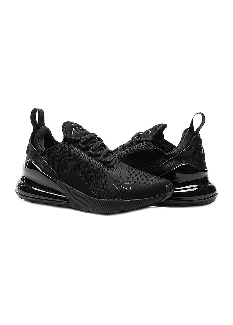 Чорні осінні жіночі кросівки air max 270 чорний Nike