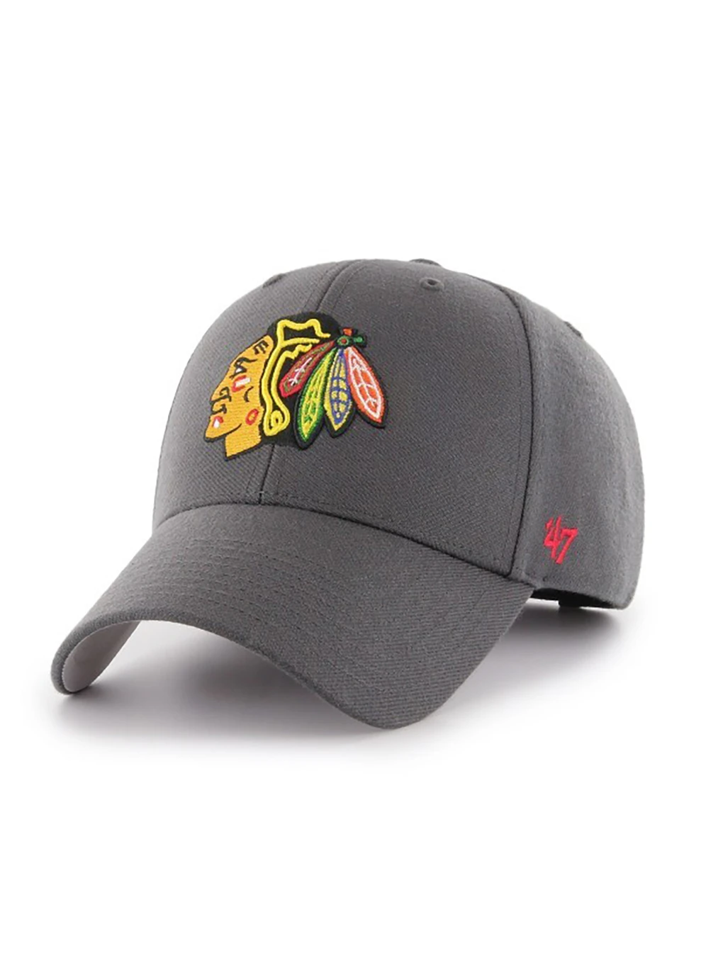 Кепка MVP CHICAGO BLACKHAWKS SURE SHOT чорний, червоний 47 Brand (260658788)