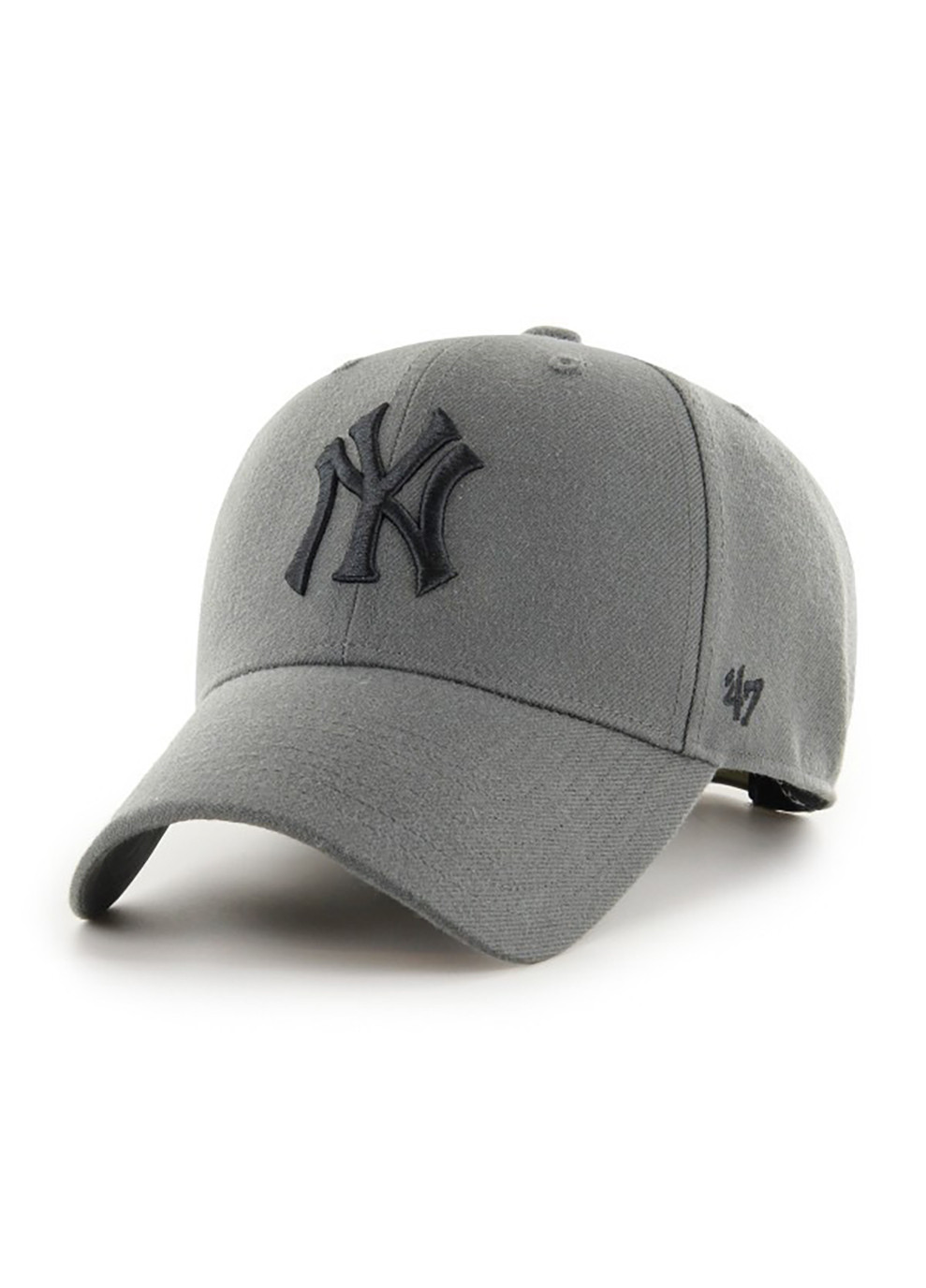 Кепка MVP NEW YORK YANKEES RAISED BASIC черный, серый 47 Brand (260659213)